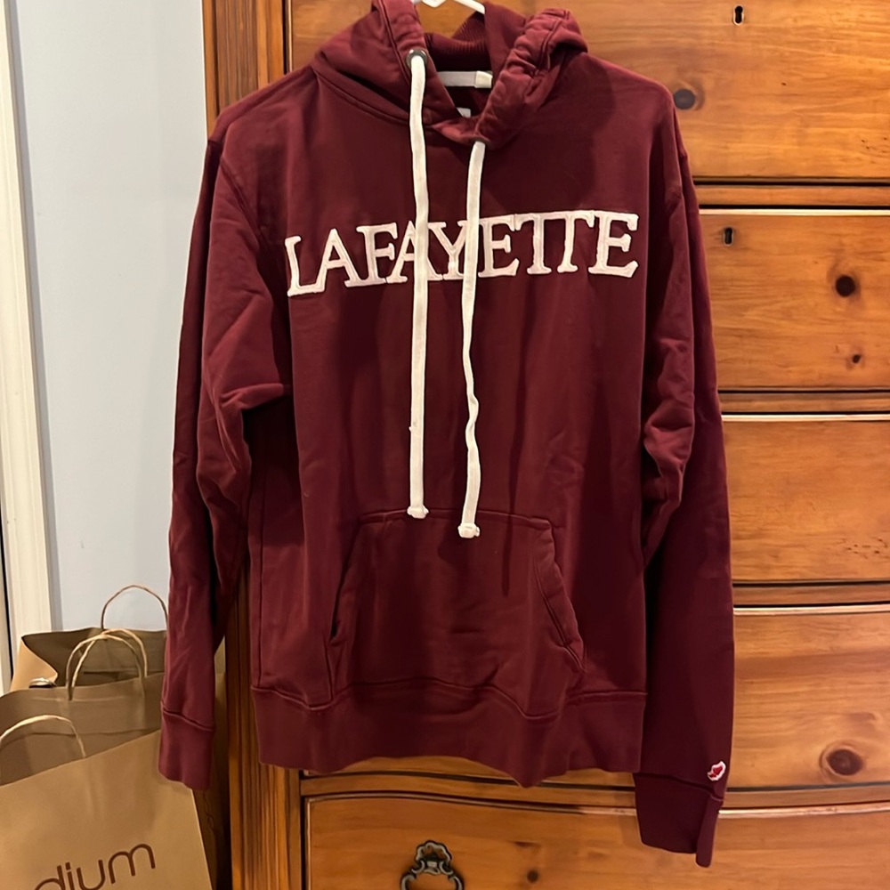 EUC Lafayette College Maroon sweatshirt size small